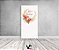 Painel De Festa Vertical 1,00 x 2,00 - Floral Boho Mocha Bodas de Ouro 042 - Imagem 2