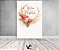 Painel De Festa Vertical 1,50 x 2,20 - Floral Boho Mocha Bodas de Pérola 045 - Imagem 2