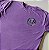 Camiseta roxa. Elefante caligrafitti - Imagem 1