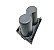 Porta Copos Console Central Volkswagen Gol G7 2017 Pf5 - Imagem 2