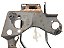 Pedaleira Embreagem Freio Volkswagen Gol G3 2003 Original Pg - Imagem 7