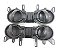 Kit 04 Maçanetas Interna Nissan March Versa 2013 A 2017 #50 - Imagem 4