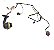 Chicote Porta Dianteira Direita Peugeot 206 2007 C121 - Imagem 1