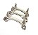 Kit Alça Teto Renault Megane Sedan 2007 Até 2012 C52 - Imagem 2