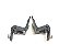 Par De Dobradiça Porta Dianteira Esquerda Peugeot 206 C206 - Imagem 4