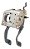 Pedaleira Freio Embreagem Ford Fiesta 2006 Original Pg - Imagem 3