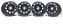 Jogo Roda Ferro Aro 15 5X100 Vw Fox 2015 1J0601027 Pg3 - Imagem 5