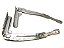 Dobradiças Capo Renault Sandero Logan 15 19 654013159R C39 - Imagem 1
