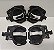 Kit 04 Maçanetas Interna Cromada Citroen C3 2008 A 2012 #27 - Imagem 1