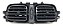 Difusor De Ar Condicionado Central 95067100 Clio 2005 C337 - Imagem 1