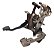 Pedaleira Pedal Embreagem Vw Gol G4 2005 A 2013 Pg - Imagem 3