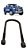 Grampo Feixo Molas Traseiro Ford Ranger 2013 2014 2015 2016 - Imagem 1