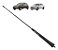 Haste Antena Teto Chevrolet Celta Prisma 2007 2008 A 2012 Preto - Imagem 1