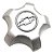 Calota Central Aro 15 Chevrolet S10 Blazer 93286159 C19 Prateado - Imagem 1