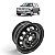 Roda Ferro Aro 13 4x100 Volkswagen Gol G4 2005 2006 A 2012 - Imagem 1