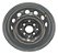 Roda Ferro Aro 13 4x100 Volkswagen Gol G4 2005 2006 A 2012 Preto - Imagem 6