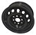 Roda Ferro Aro 13 4x100 Volkswagen Gol G4 2005 2006 A 2012 Preto - Imagem 3
