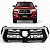 Grade Radiador Hilux 2018 a 2020 Black Piano Moldura Cromada - Imagem 3