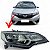 Farol Honda Fit 2015 2016 a 2019 Lado Direito Mascara Negra - Imagem 3