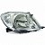 Farol direito Toyota Hilux 2005 a 2010 2011 Pisca Cristal - Imagem 2