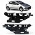 Par Guia Suporte Parachoque Diant Peugeot 307 2006 A 2014 - Imagem 2