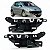 Par Guia Suporte Parachoque Diant Peugeot 307 2006 A 2014 - Imagem 1