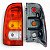 Par Lanterna Toyota Hilux Srv 2005 2006 2007 a 2011 Tricolor - Imagem 8