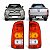Par Lanterna Toyota Hilux Srv 2005 2006 2007 a 2011 Tricolor - Imagem 1