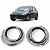 Par Moldura Farol De Milha Peugeot 307 2007/2012 Cromado - Imagem 4