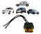 Plug Conector Chicote Bobina Ignição Celta Prisma Corsa - Imagem 1