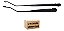 Par Braço Limpador Parabrisa Citroen C3 2003 2004 A 2012 Esquerdo - Imagem 2