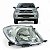 Par De Farol Toyota Hilux 2005 2006 2007 2008 a 2011 Cristal - Imagem 4