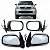 Par De Retrovisor Hilux 2005 06 07 A 2011 Elétrico Cromado - Imagem 2