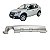 Spoiler Moldura Traseira Renault Sandero Stepway 2012 A 2014 - Imagem 1
