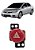 Botão Pisca Alerta Honda New Civic 2009 2010 2011 2012 2013 Vermelho - Imagem 1