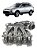 Coletor Admissão Hyundai Vera Cruz 3.8 V6 2007 3008 A 2013 - Imagem 1