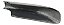 Acabamento Rack Teto Traseiro Direito Peugeot 206 207 2011 Preto - Imagem 7