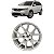 Roda Liga Leve Aro 19 5x127mm Dodge Journey 2007 2008 A 2016 Prata - Imagem 1