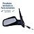 Retrovisor Esquerdo Fiat Palio Siena 1996 1997 1998 A 2000 - Imagem 2