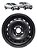 Roda Ferro Aro 14 4x100 Chevrolet Onix Prisma 2013 A 2019 Preto - Imagem 1