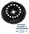 Roda Ferro Aro 16 4x108 Peugeot 308 408 2012 2013 A 2015 Preto - Imagem 2