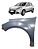 Paralama Esquerdo Renault Sandero 2007 2008 2009 2010 A 2014 - Imagem 1