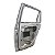 Porta Traseira Direita Jetta Variant 2007 2008 2009 2010 Traseira Direito Prata - Imagem 6