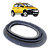 Bucha Borracha Vedação Evaporador Ar Vw Crossfox 2004 A 2010 - Imagem 1