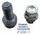 Parafuso Segredo Roda Volkswagen Crossfox 2004 2005 A 2010 - Imagem 2