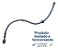 Flexível Freio Dianteiro Volkswagen Polo 2003 2004 2005 2006 - Imagem 2