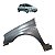 Paralama Dianteiro Esquerdo Renault Clio 1999 2000 2001 2002 - Imagem 1