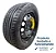 Roda Estepe Aro 16 5x112 Vw Jetta Variant 2007 2008 A 2010 Preto - Imagem 2