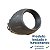 Moldura Farol Milha Lado Direito Ford Ka 2014 2015 A 2018 - Imagem 2