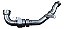 Mangueira Tubo Intercooler Nissan Frontier 2.3 2017 A 2024 Prata - Imagem 3